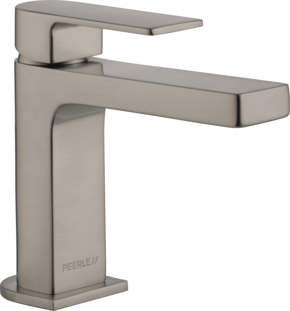 Xander Tek Delikli Banyo Bataryası Fırçalanmış Nikel, Tek Saplı Banyo Bataryası, Tahliye Montajı, Fırçalanmış Nikel P1519LF-BN