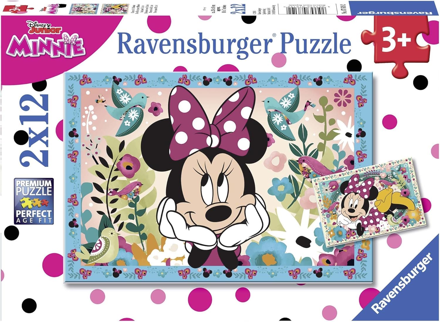 (76192) - 2 x 12 Parça Puzzle Wd, Minnie