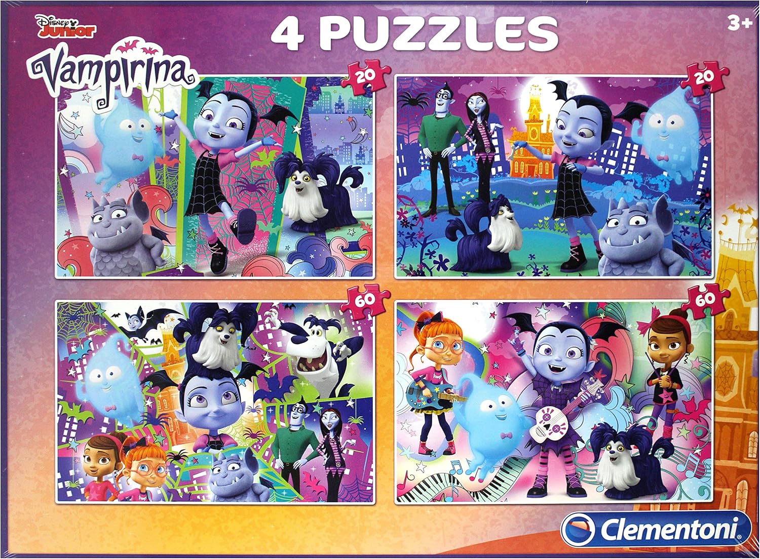 Alternative view of - Progressive Puzzle 4In1 Vampirina