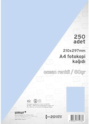Alternative view of A4 Renkli Fotokopi Kağıdı, Ocean, 250 Yaprak