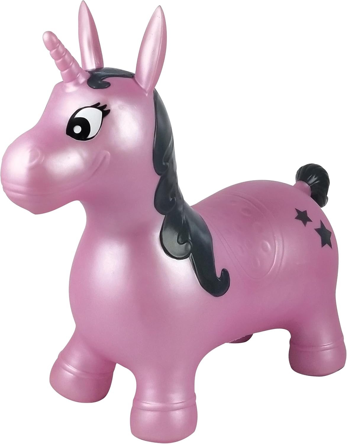 şişme atlama makinesi, kapalı ve açık, ergonomik tasarım, el pompası dahil, pembe, BG050UNI