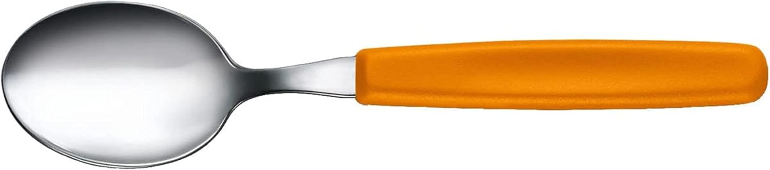 yemek kaşığı, çorba kaşığı, Made, ergonomik sap, bulaşık makinesinde yıkanabilir, turuncu