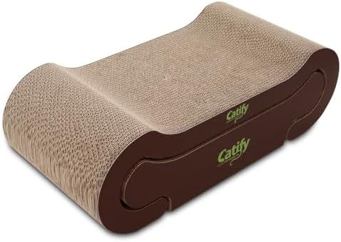 Pet Supplies Oluklu Mukavva Kedi Scratcher Dolum Pedleri, Şezlong ve Eğlenceli İnteraktif Tırmalama Tahtaları, Pençe Güvenli, Dayanıklı, Doğal Geri Dönüşümlü Malzemeler, Aktif Oyunu Destekler -