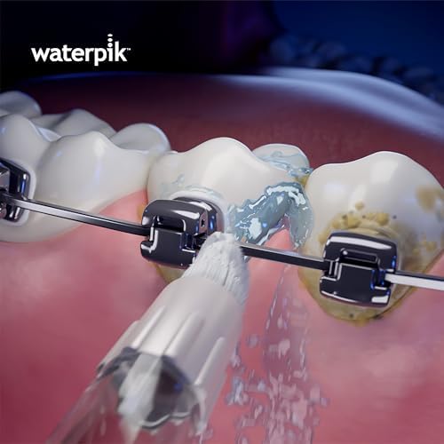 Waterpik Beyazlatıcı Ortodontik başlık, diş tellerinin temizliği için yedek başlık, protez, 2'li paket (WOD-2E)