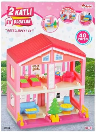 2 Katlı Ev Bloklar 42 Parça