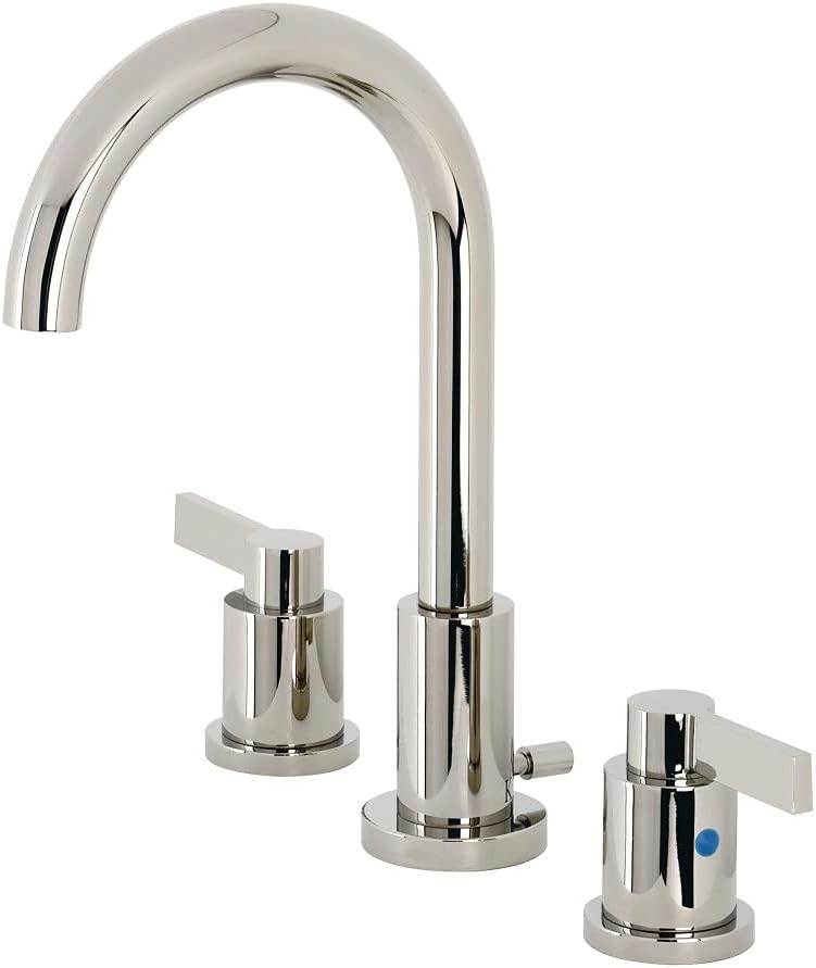 Alternative view of FSC8929NDL NuvoFusion 20,32 cm Geniş Lavabo Musluğu, Pirinç Pop-Up, 5-3/8" Ağız Erişiminde, Cilalı Nikel