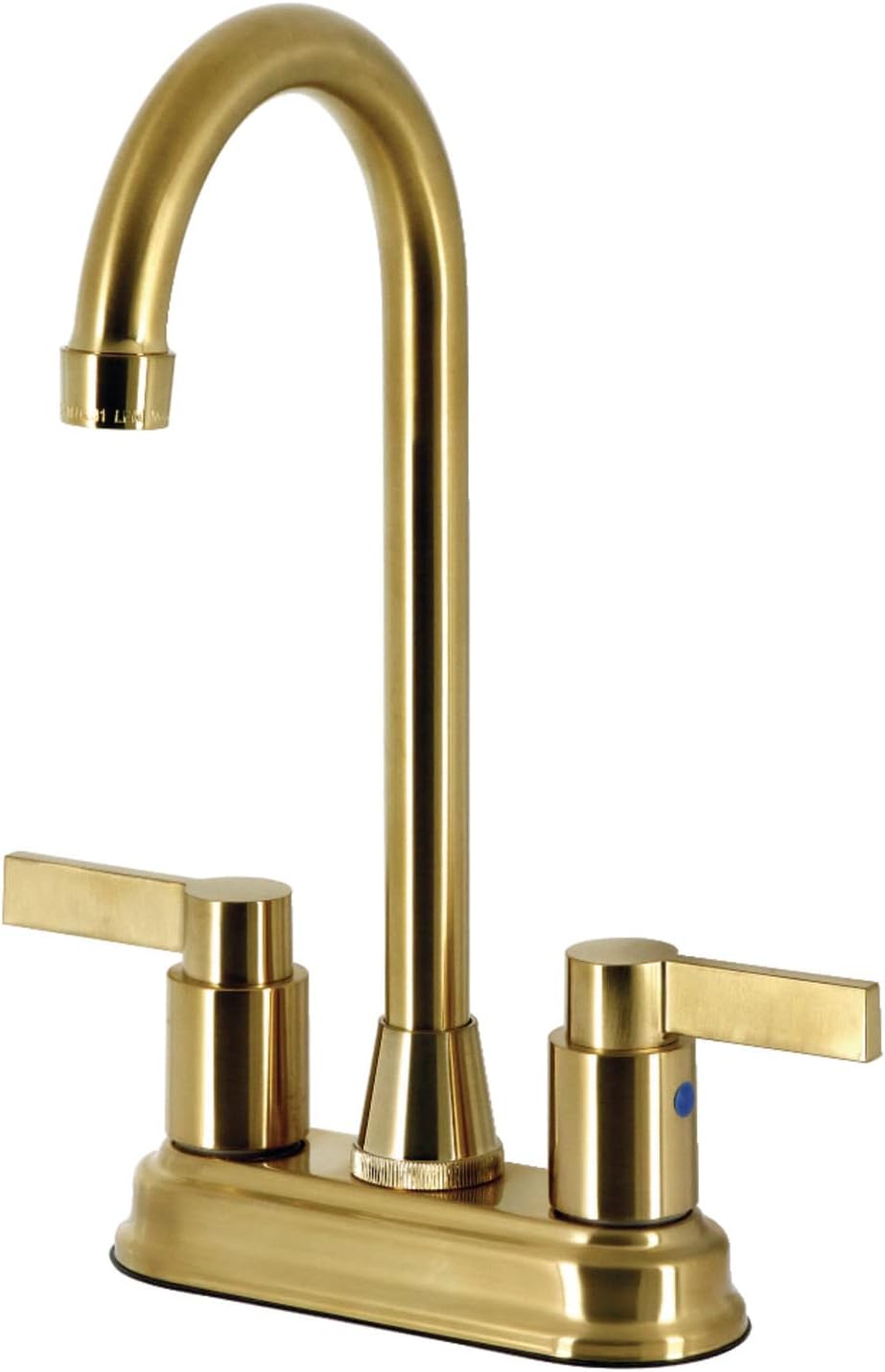 KB8497NDL NuvoFusion 10 cm Bar Bataryası, Fırçalanmış Pirinç