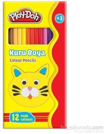 PLAY-DOH KURUBOYA 12 RENK TAM BOY