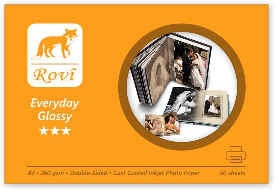 Parlak Çift Taraflı Fotoğraf Kağıdı 220gsm 50yp A3