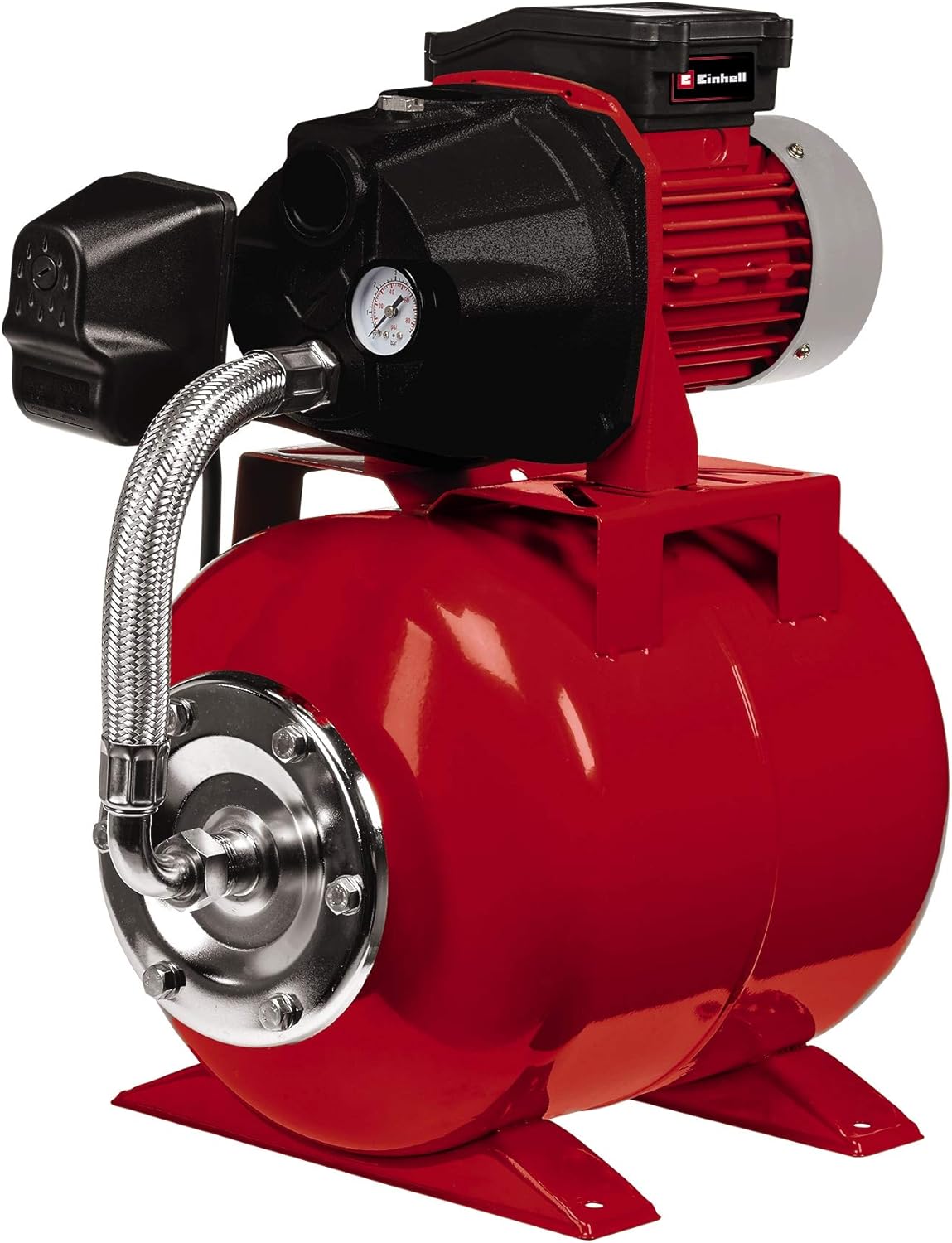 Hidrofor GC-WW 6036 (600 W, maks. basınç 4 bar, maks. emiş yüksekliği 8 m, 3600 L/saat, 20 L tank, basınç anahtarı, entegre manometre, su dolum ve boşaltma vidası) - 4173118