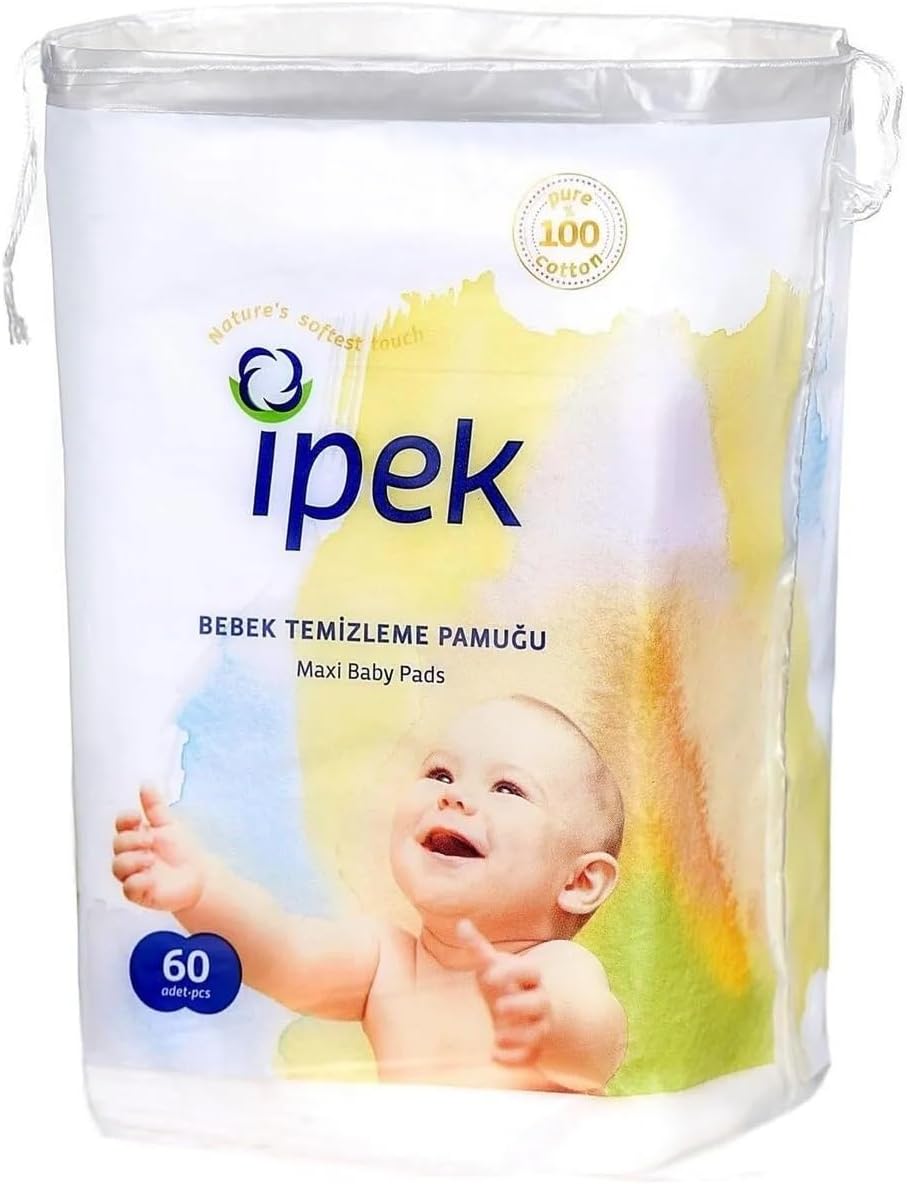Alternative view of İpek Bebek Temizleme Pamuğu, Beyaz, 60 Adet