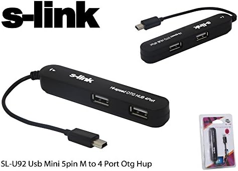 SL-U92 Usb Mini 5pin M to 4 Port Otg Hup
