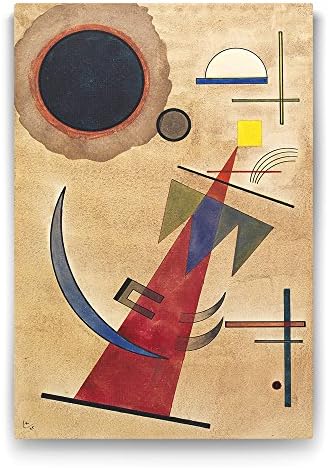 Kandinsky - Rot in Spitzform Tablosu - 80x125cm