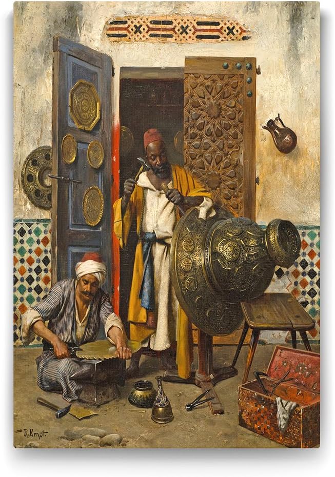 Alternative view of Bakır ve Metal İşleyenler Tablosu - 60x90cm