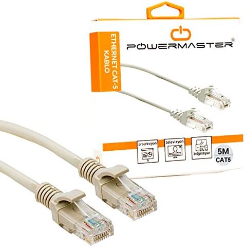 Powermaster 1315 1 5 m Ethernet Kablosu, Cat5 Orjinal Başlıklı