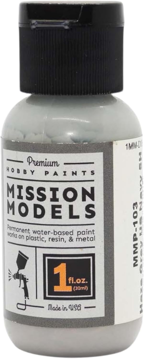 Models MMP-103 Haze Gri ABD Donanması 5H Akrilik Boya 1 Oz (30ml)