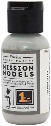 Alternative view of Models MMP-103 Haze Gri ABD Donanması 5H Akrilik Boya 1 Oz (30ml)