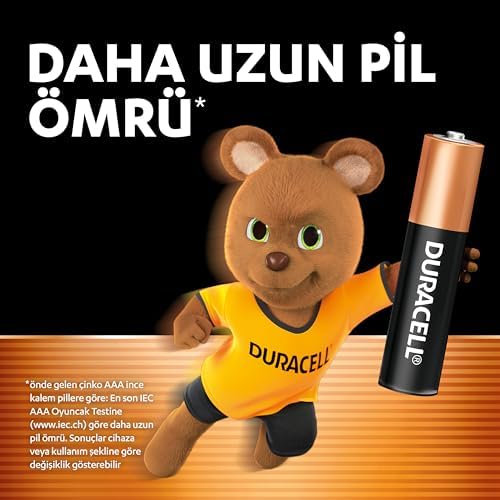 Alternative view of DURACELL BASIC AAA Alkalin İnce Kalem Pil (8'li Paket) – 1,5V – Daha Uzun Ömürlü – Günlük Cihazlar için Güvenilir Güç – Plastik İçermeyen Ambalaj - MN2400