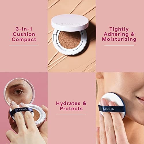 Aydınlık Görünüm Sunan SPF50+ PA+++ Cushion Fondöten 15g Cushion Moist Up no.23