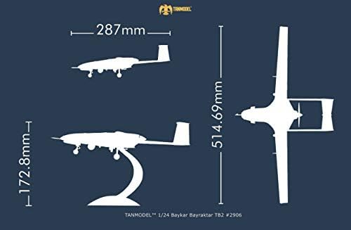 ドラゴン Baykar Bayraktar TB2 (1/24 ölçek)