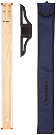 Hidex Ahşap T-Cetveli 75 cm (Sökülebilir Başlık, Kumaş Kılıf)