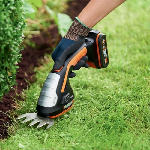 Alternative view of WORX WG801E.5 20Volt 2.0Ah. Li-ion Şarjlı Profesyonel Avuç İçi Çim Kesme, Çit Budama/Çapalama