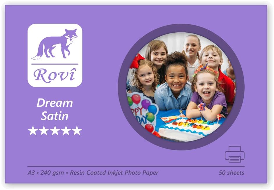 Satin Fotoğraf Kağıdı 240gsm 50yp A3