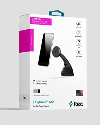 EasyDrive Grip Araç İçi Telefon Tutucu, Siyah