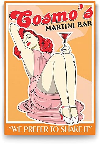Alternative view of Martini Bar Tablosu - 60x90cm