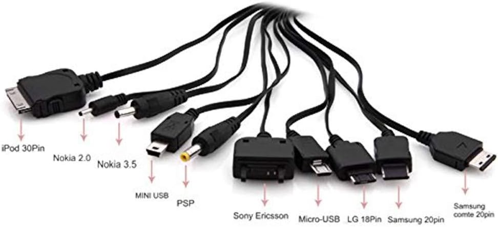 SL-USB10 Usb 10'lu Üniversal Şarj Kablosu