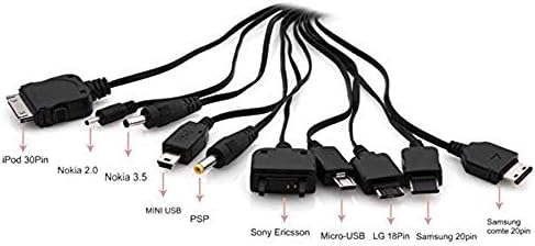 Alternative view of SL-USB10 Usb 10'lu Üniversal Şarj Kablosu