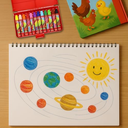 Alternative view of Altıgen Pastel Boya, 12 Renk, Plastik Kutu, Yumuşak ve Canlı Renkler, Rahat Kullanım, Etkili Uygulama