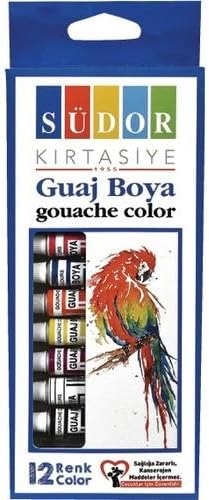 Sudor Südor Guaj Boya Seti, 12×9 ml