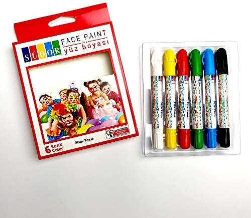 SUDOR YB01 Yüz Boyası, 6 Renk