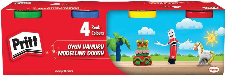 4'lü Oyun Hamuru (4x100g)