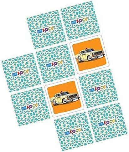Blue Focus Games KAMPANYALI-Akıl Oyunu - Taşıtlar 48 Parça 3 Yaş ve Üzeri: Hafıza Geliştiren Eşleştirme Kartları