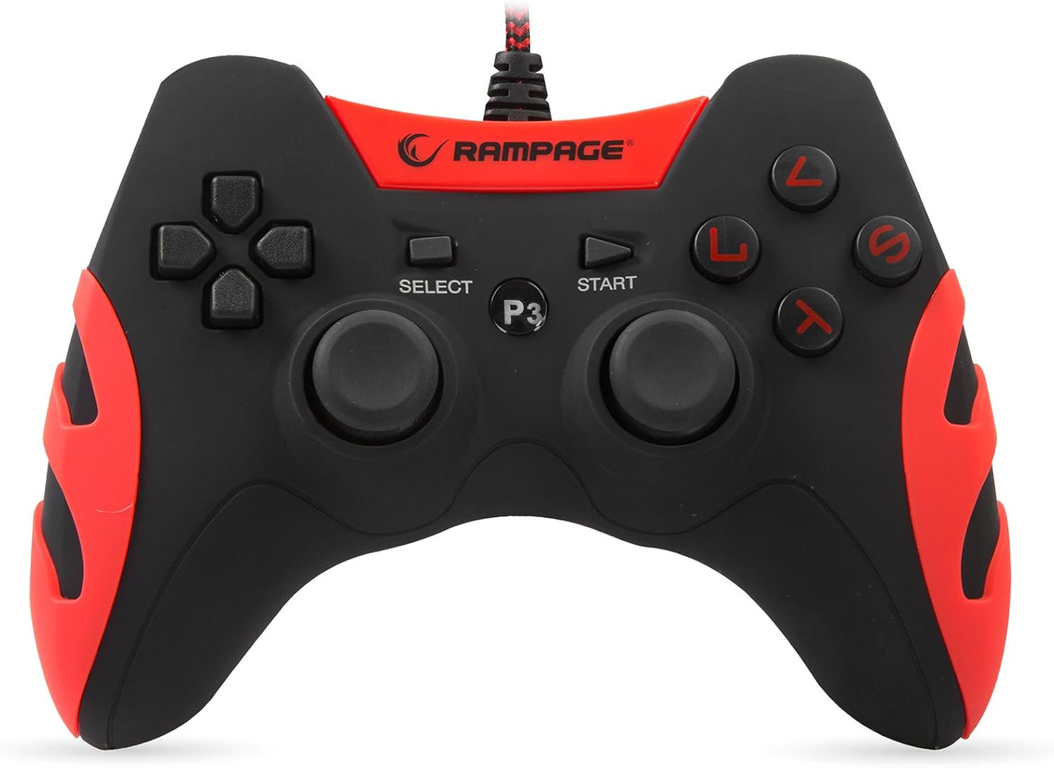 Alternative view of SG-R218 PS3/PC X INPUT Kırmızı USB 1.8m Joypad