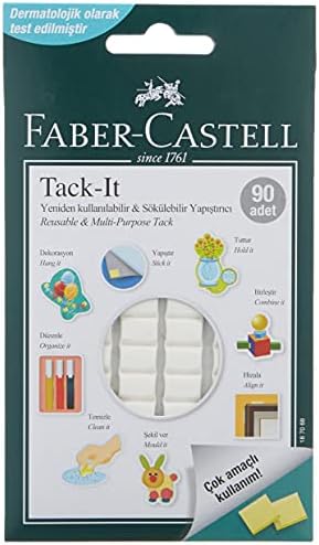 Tack It 50 Gr Yapıştırıcı, Sökülebilir ve Yeniden Kullanılabilir Yapıştırıcı (Çok Renkli, Asorti)