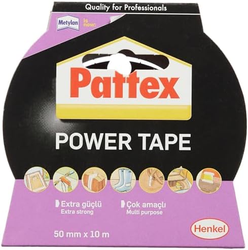 Power Tape Gri Renkli 50mm x 10m