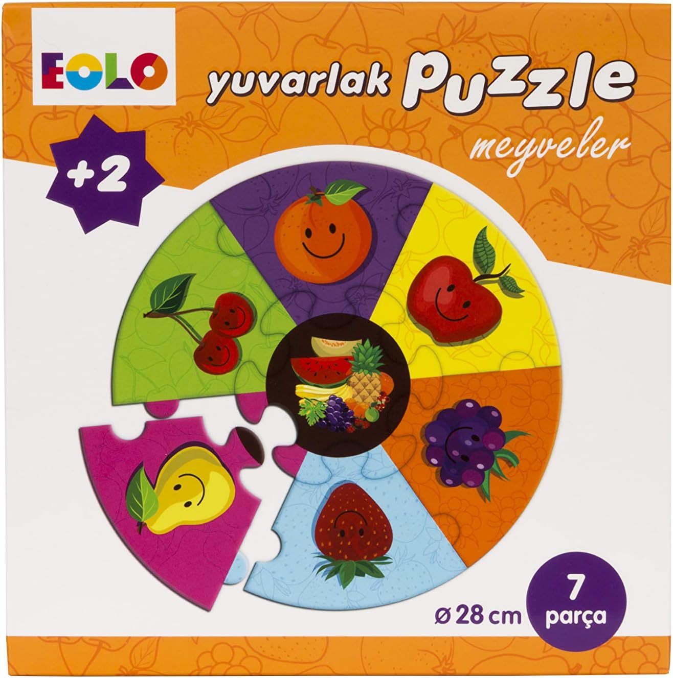 Alternative view of Yuvarlak Puzzle Meyveler (Kapak değişebilir)
