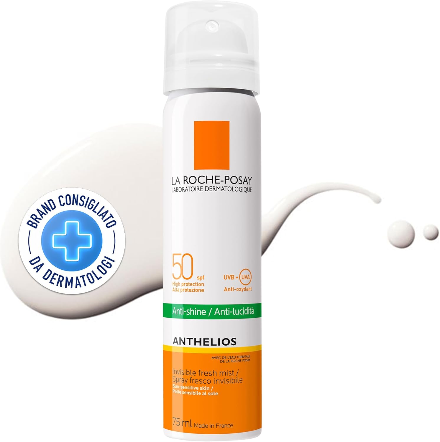 Alternative view of Anthelıos Anti- Spf 50 Görünmez Dokuda Güneş Koruyucu Yüz Misti 75 ml