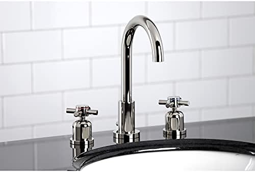 FSC8929DX Yaygın Banyo Bataryası, 5-3/8 İnç Emzik Erişimi, Parlak Nikel