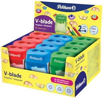 V-Blade Çiftli Kapaklı Kalemtraş