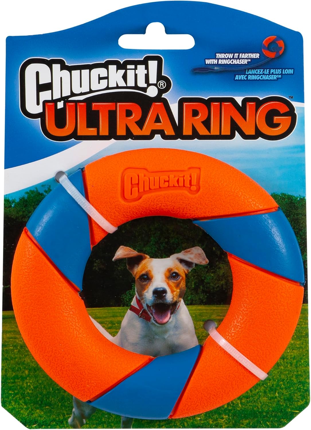 Chuckit! Ultra Ring Kauçuk Köpek Oyuncağı – Yüksek Görünürlük, Uzun Ömürlü Çiğneme Oyuncağı – Farklı Oyun Seçenekleri, Su Geçirmez, Dayanıklı