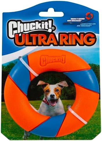 Alternative view of Chuckit! Ultra Ring Kauçuk Köpek Oyuncağı – Yüksek Görünürlük, Uzun Ömürlü Çiğneme Oyuncağı – Farklı Oyun Seçenekleri, Su Geçirmez, Dayanıklı