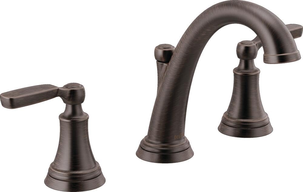 Alternative view of Woodhurst Yaygın Banyo Bataryası, Yağ Ovuşturdu Bronz Banyo Bataryası 3 Delikli, Banyo Lavabo Bataryası, Metal Tahliye Montajı, Venedik Bronz 3532LF-RB