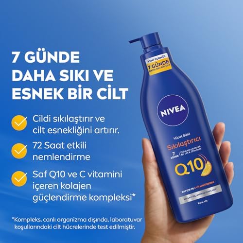Alternative view of Sıkılaştırıcı Vücut Sütü 400 ml,7 Günde Sıkılaştırıcı,72 Saat Nemlendirici,C Vitamini,Kolajen,Kuru Cilt