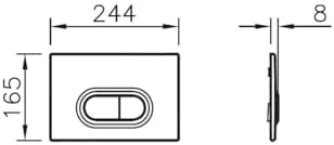 Loop O 740-0511 Kumanda Paneli, Mat Siyah