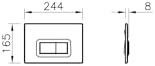 Alternative view of Loop R 740-0600 Kumanda Paneli, Parlak Beyaz