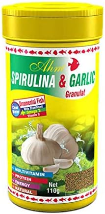 Ahm Spirulina Garlic Sarımsaklı 100 Ml Balık Yemi